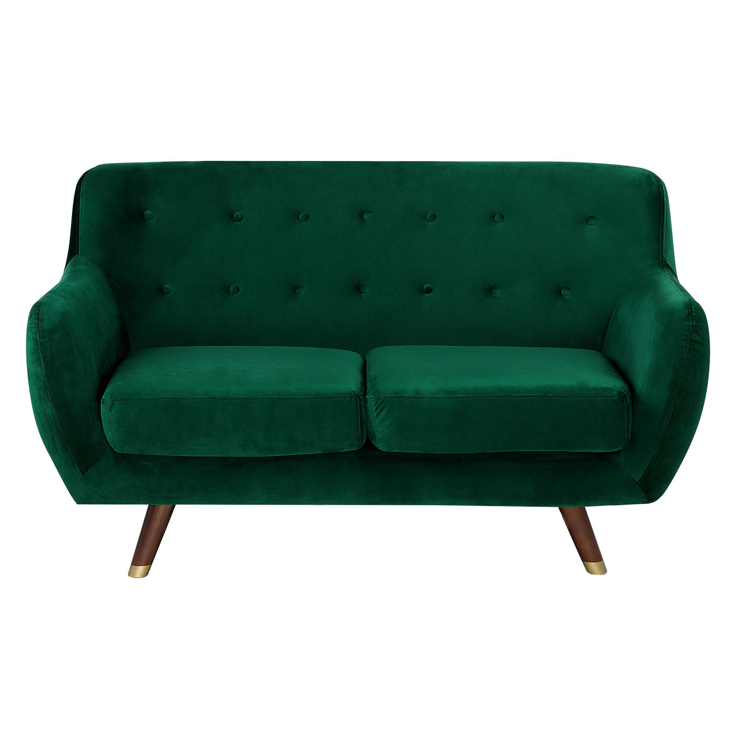 Sofa Set Samtstoff smaragdgrün 6-Sitzer BODO