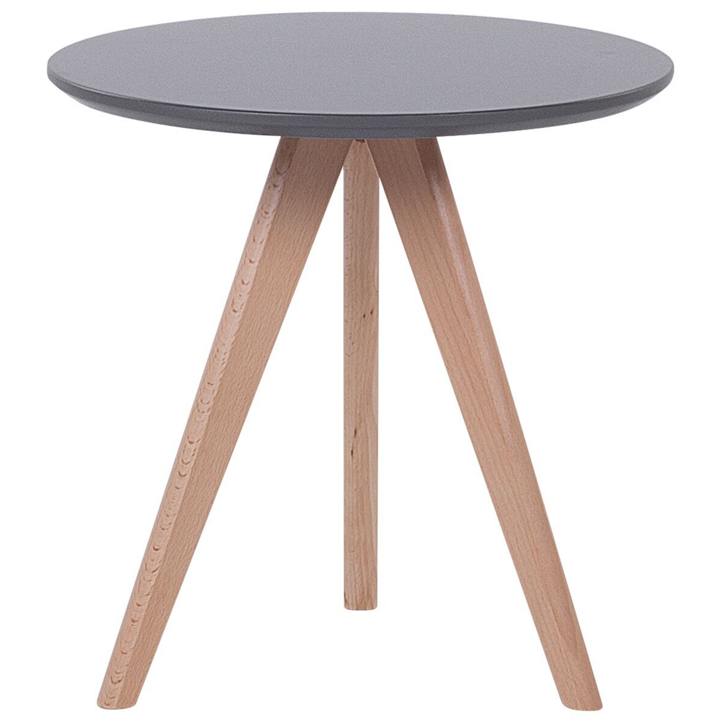 Couchtisch 3er Set grau / hellbraun rund VEGAS