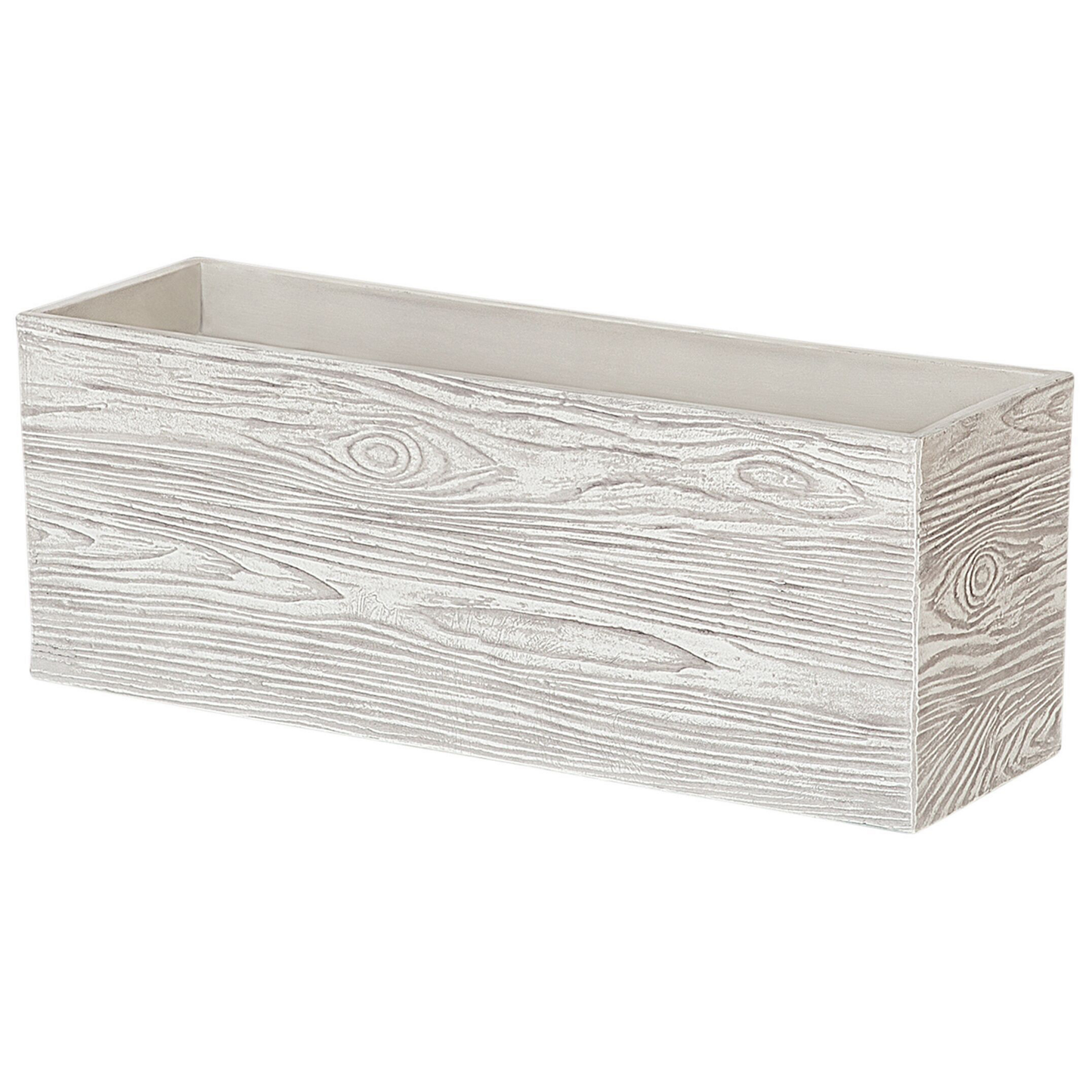 Blumenkübel PAOS Stein 42 cm Weiss