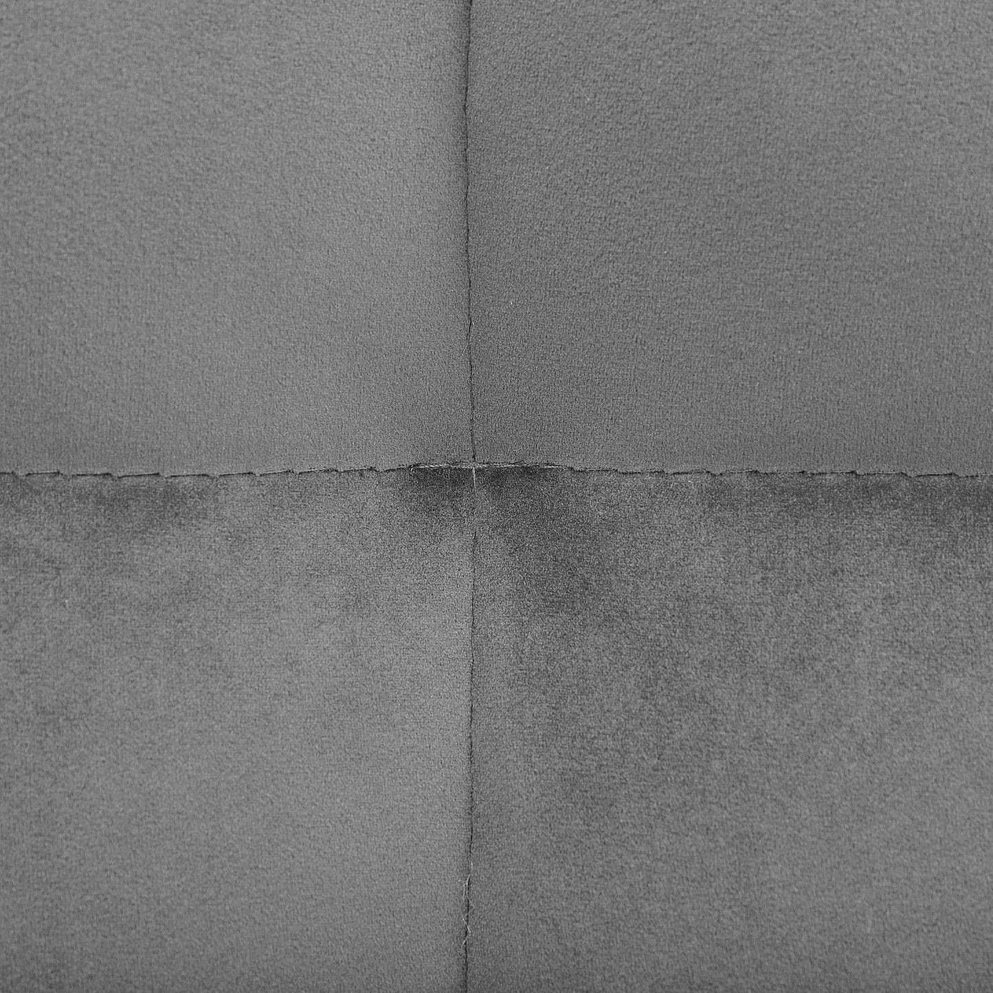 Bett mit Lattenrost Samtstoff SENLIS 160 x 200 cm Grau