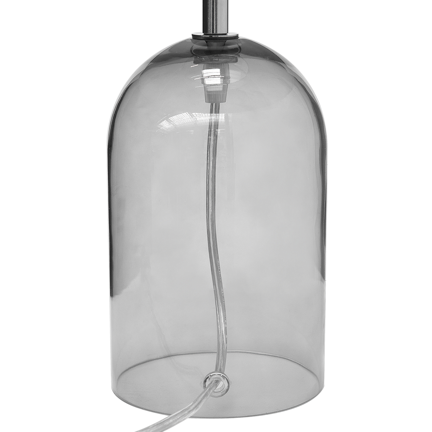 Tischleuchte DEVOLL Glas Grau