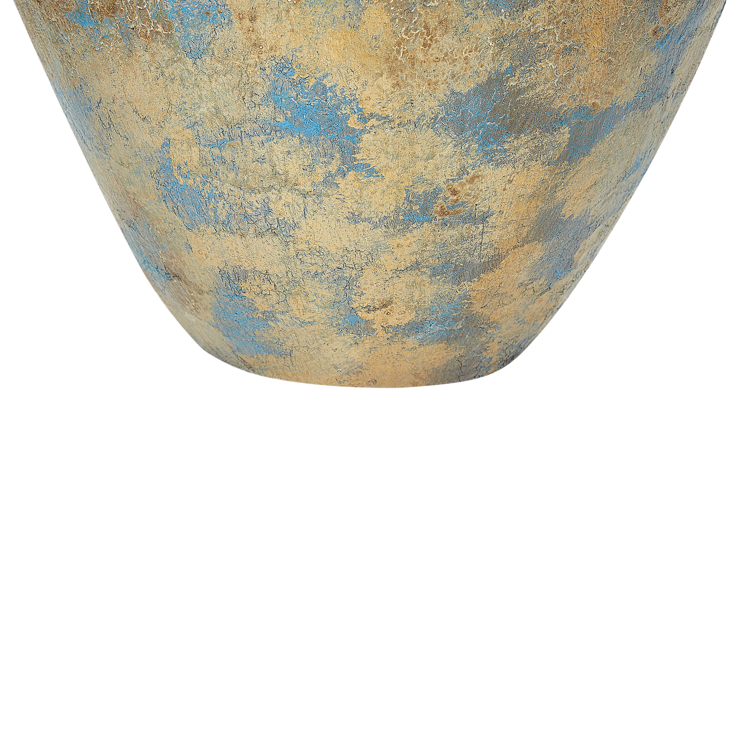Dekovase NIDA Keramik 33 cm Gold