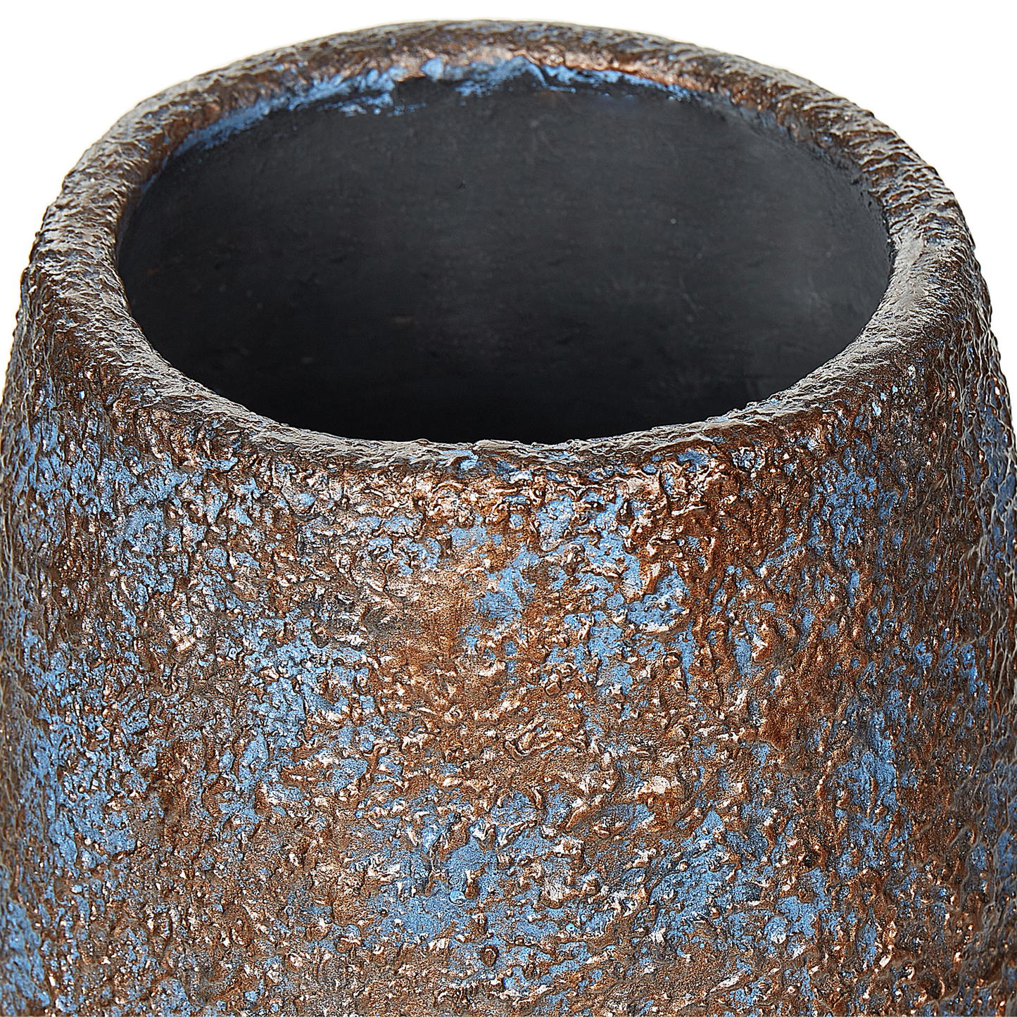 Dekovase BRIVAS Keramik 49 cm Dunkelbraun