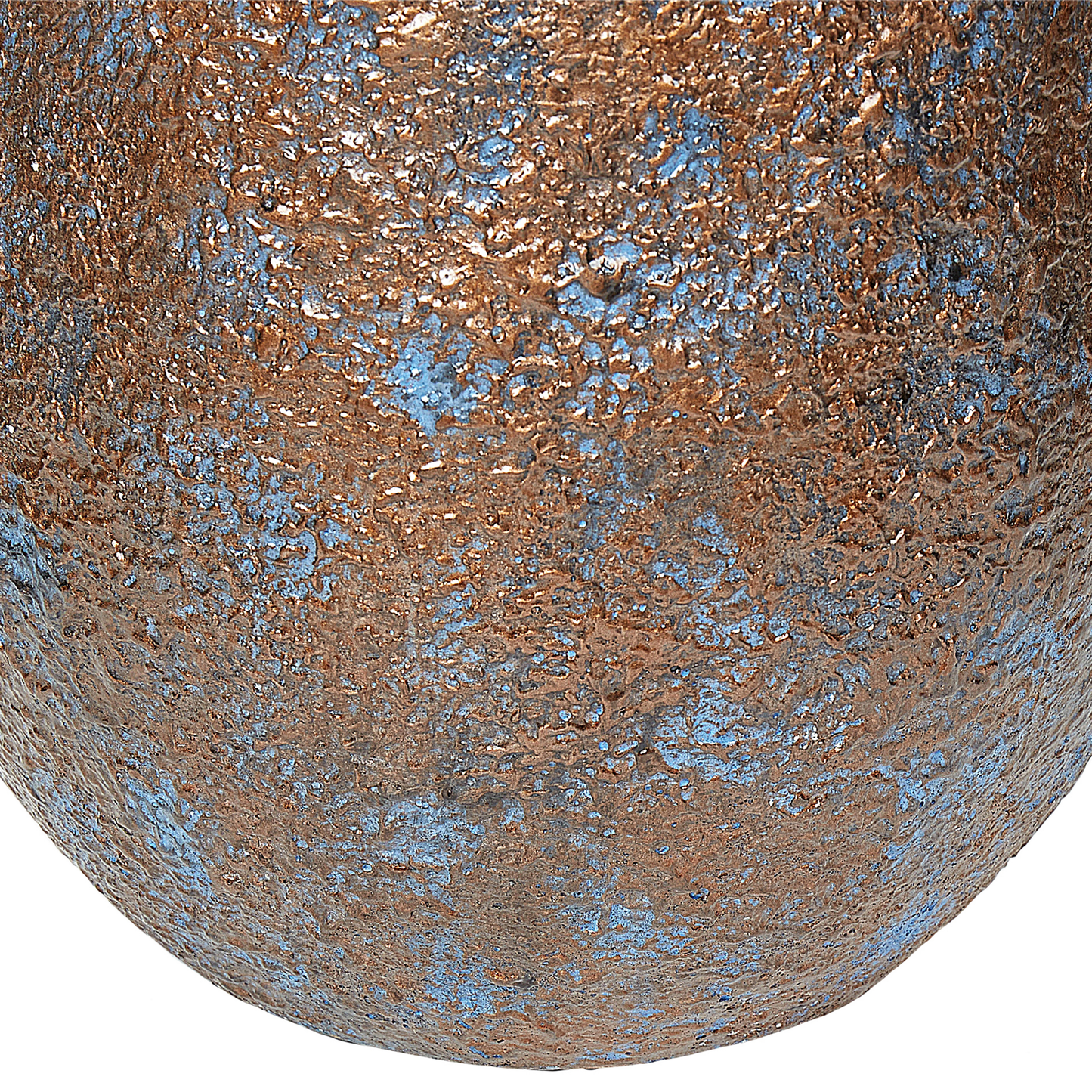 Dekovase BRIVAS Keramik 49 cm Dunkelbraun