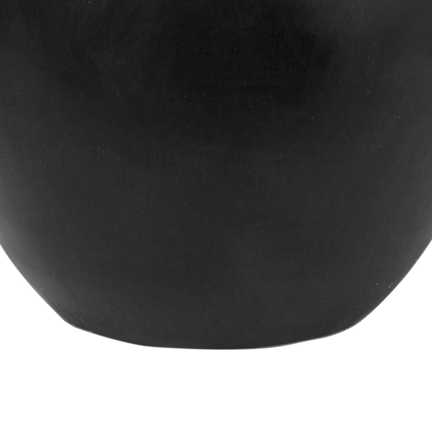 Terrakotta Dekovase 31 Schwarz Gold LAURI
