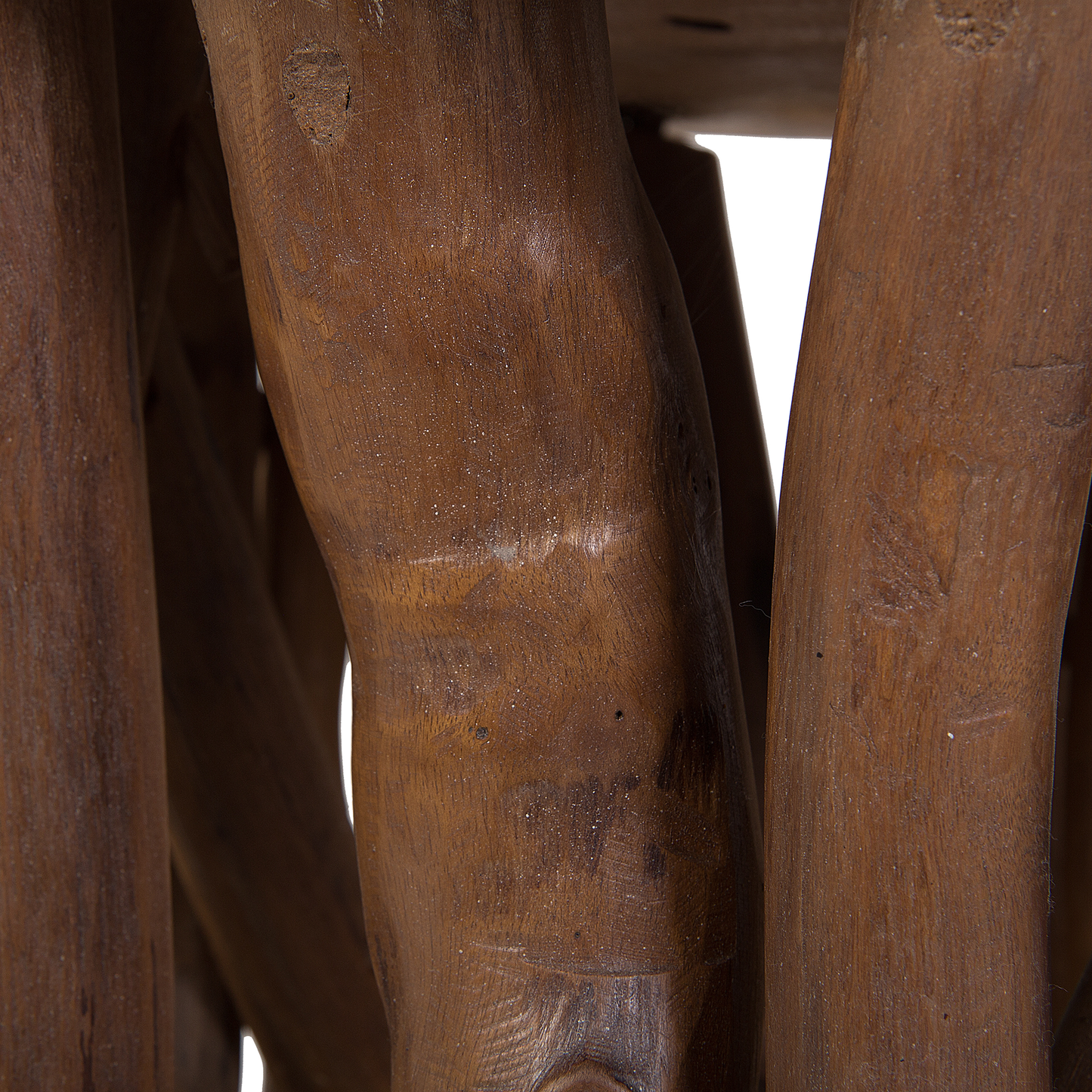 Beistelltisch weiss ⌀ 36 cm HOUMA