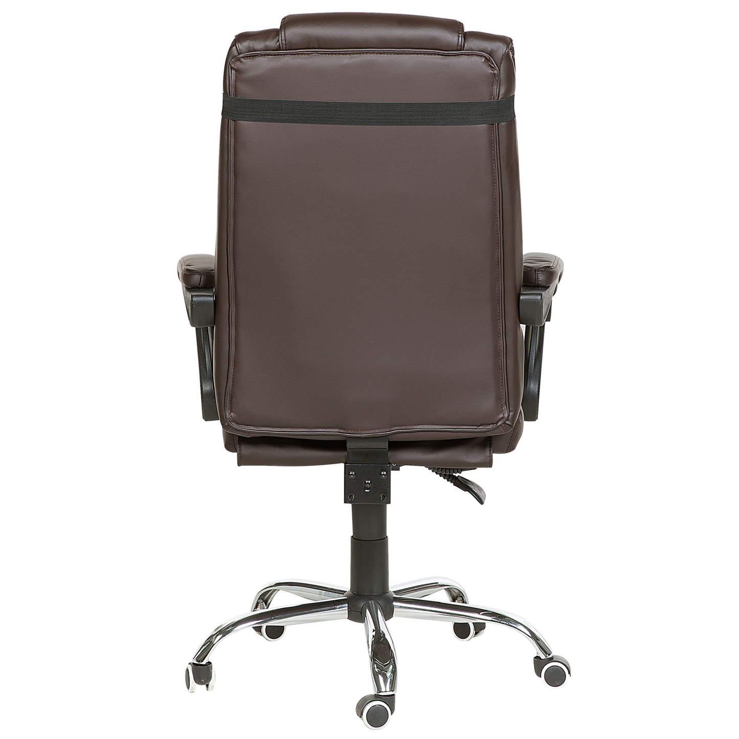 Chefsessel Kunstleder Dunkelbraun LUXURY
