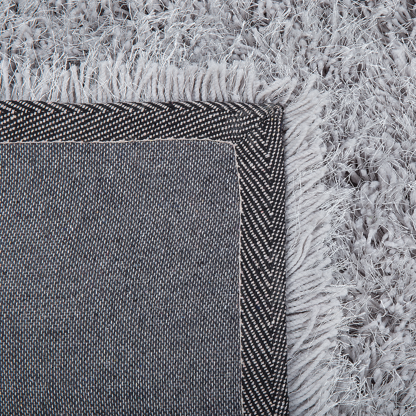 Teppich hellgrau 160 x 230 cm Shaggy CIDE