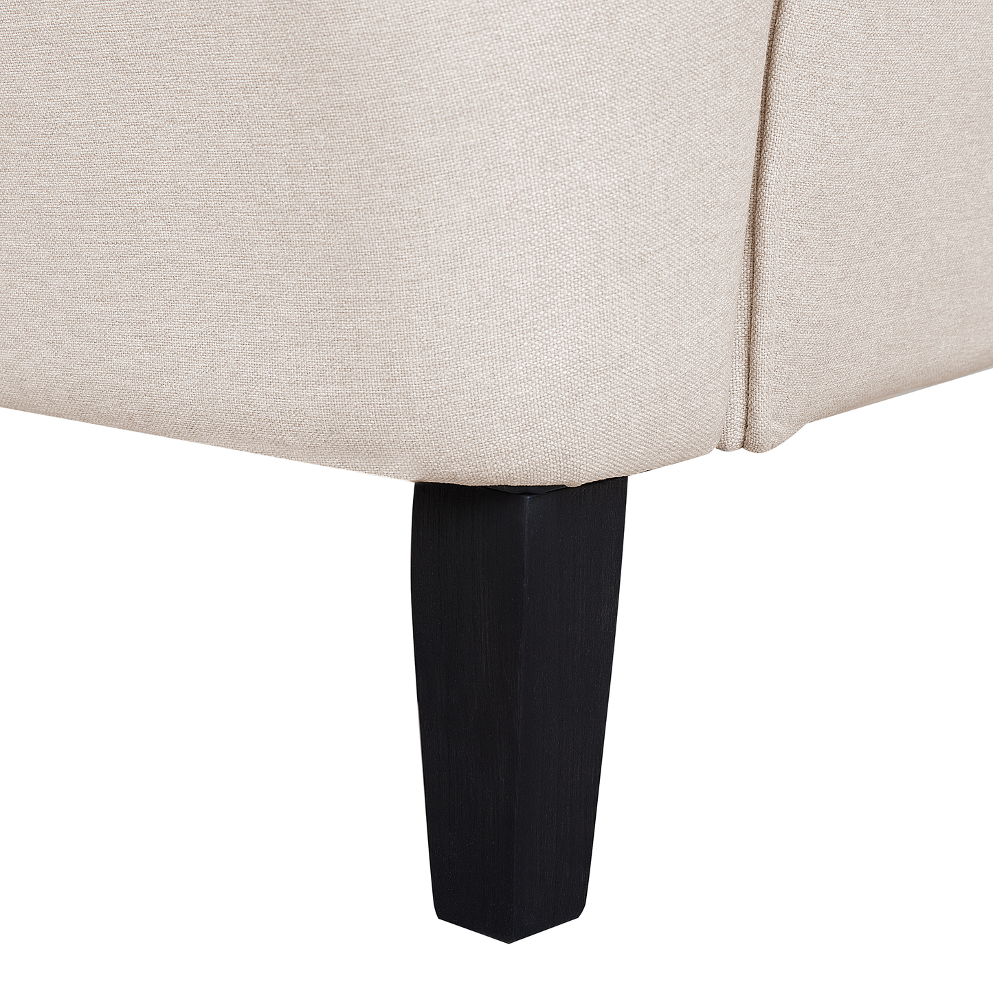 Ohrensessel ABSON Stoff Hellbeige