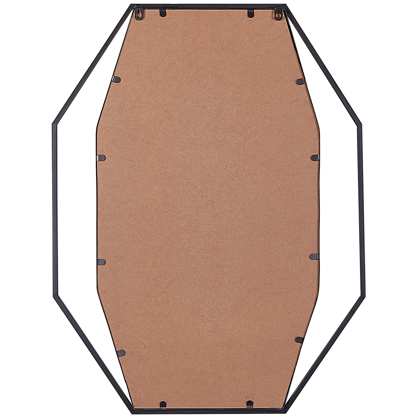 Wandspiegel NIRE 60 cm 80 cm Metall Graphitgrau