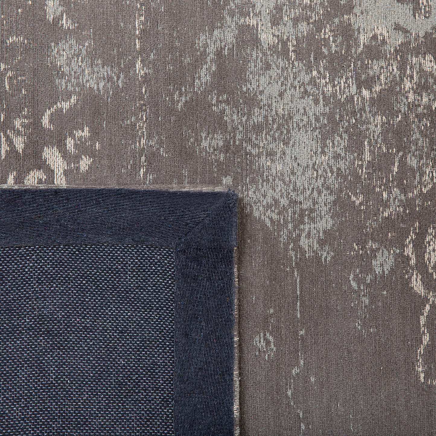 Teppich Baumwolle taupe 160 x 230 cm orientalisches Muster Kurzflor BEYKOZ