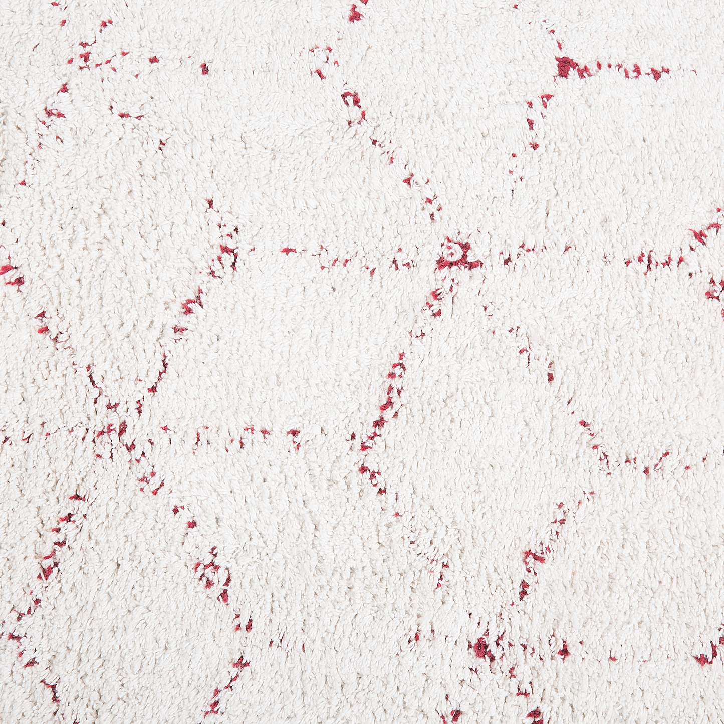 Teppich weiss 80 x 150 cm Kurzflor SAKARYA