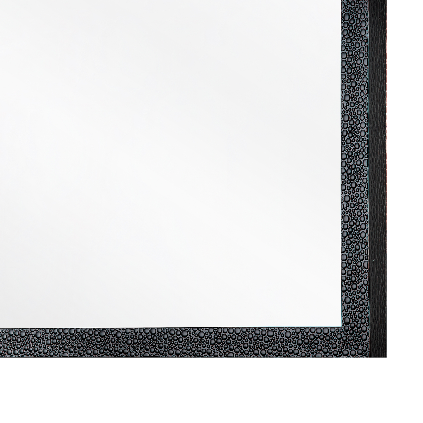 Wandspiegel MORLAIX 60 cm 90 cm Schwarz