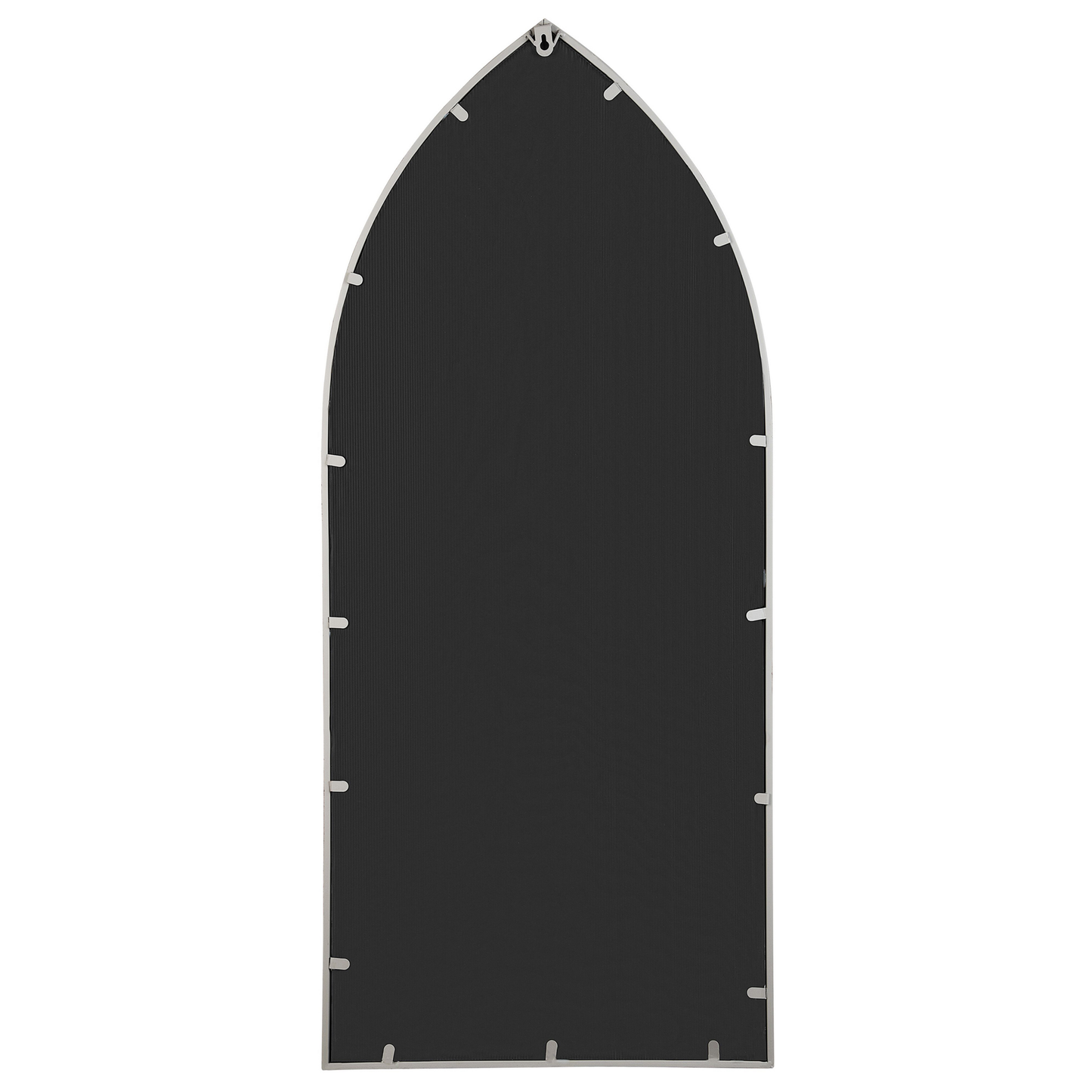 Wandspiegel CASSEL 50 cm 115 cm Metall Hellgrau