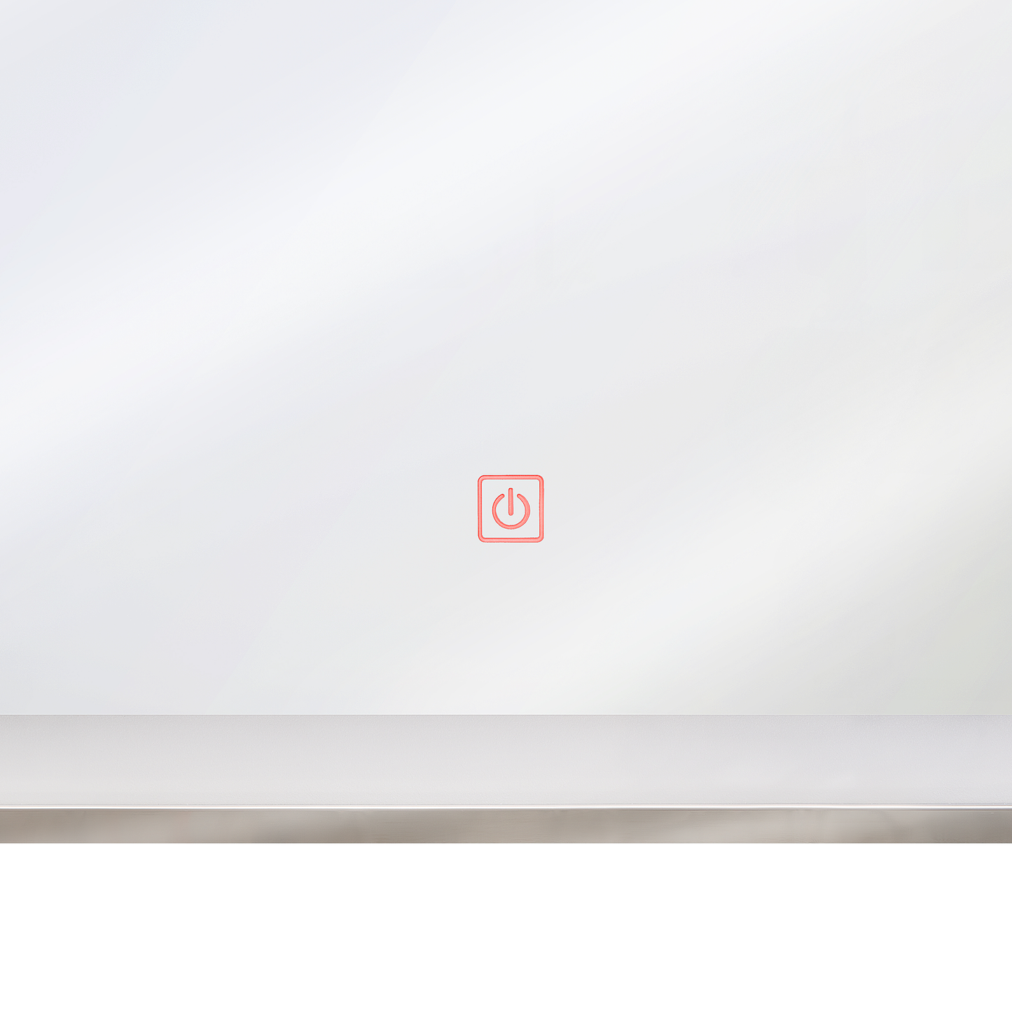 LED-Badezimmer-Spiegel ARGENS 80 cm 60 cm Silber