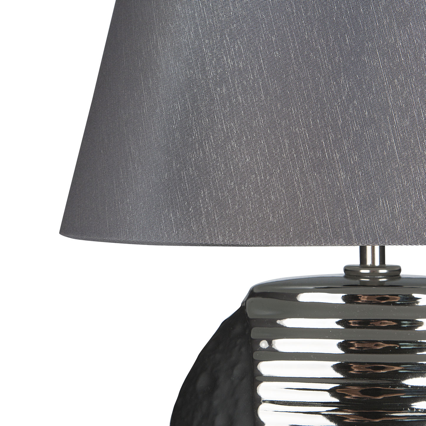 Tischleuchte ESLA Porzellan Grau