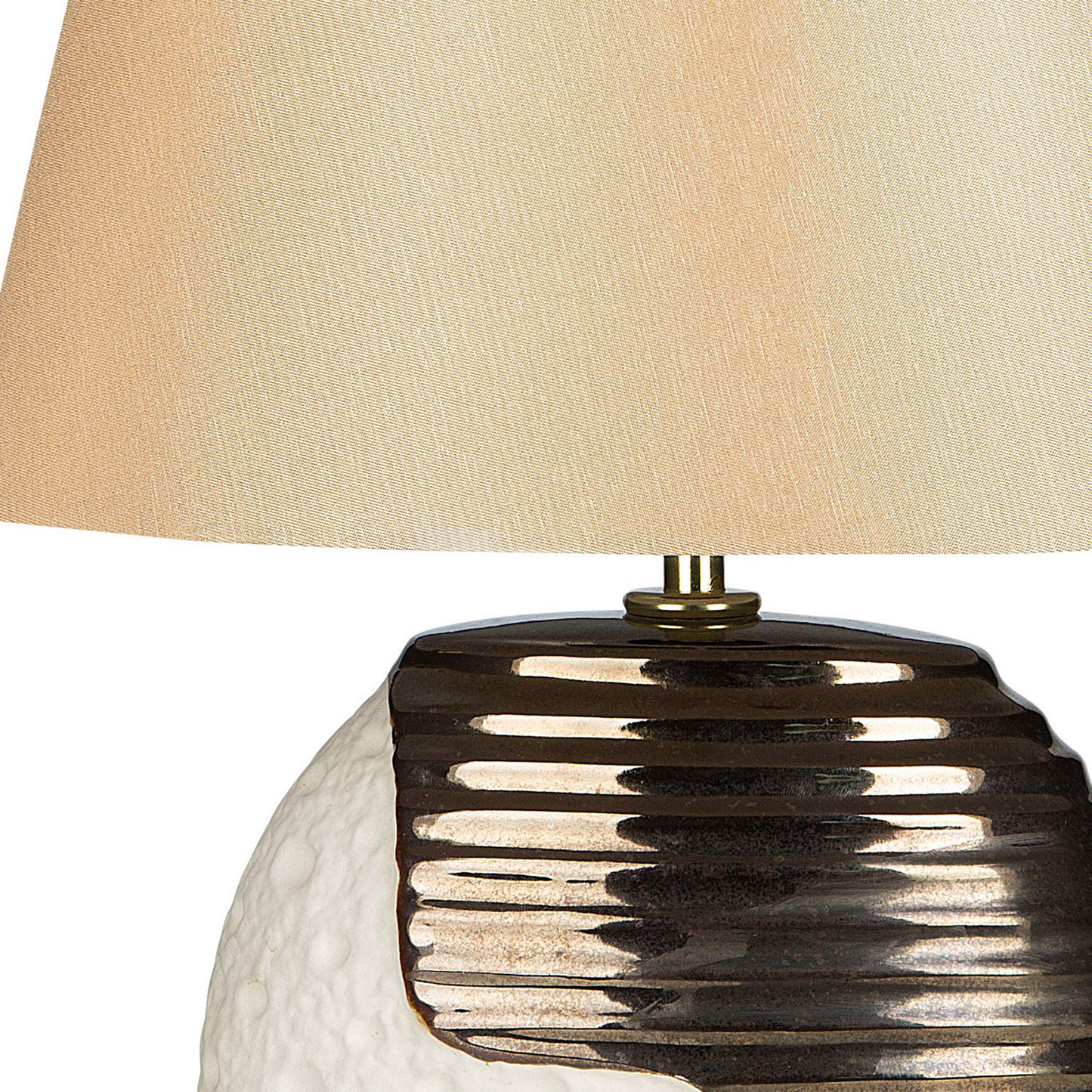 Tischleuchte ESLA Porzellan Beige