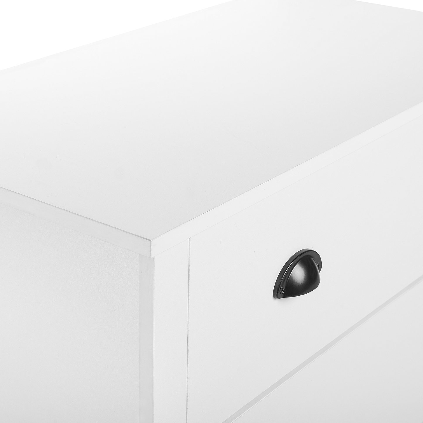 Kommode mit 3 Schubladen DONOVAN 75 cm Weiss