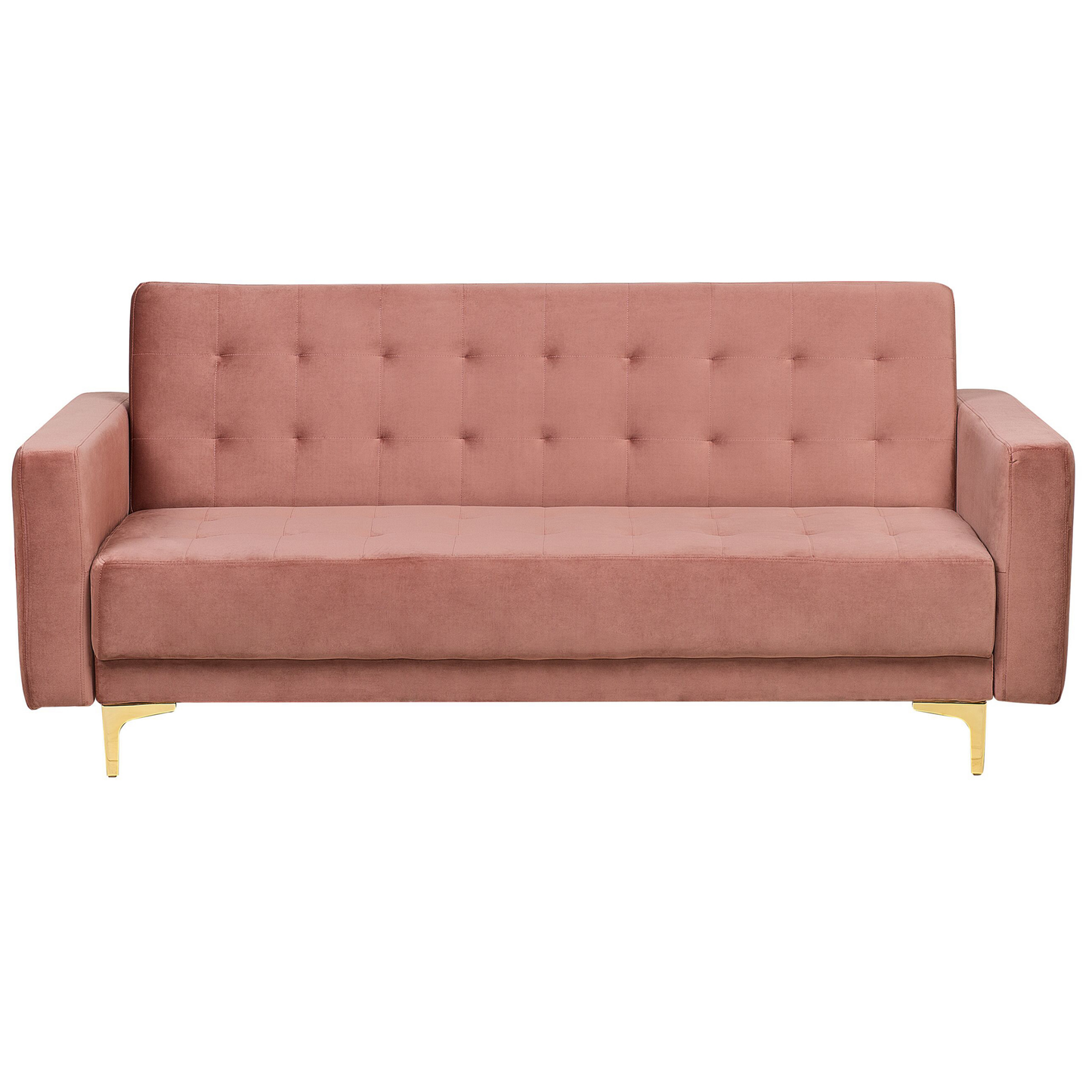 Sofa Set Samtstoff rosa 5-Sitzer ABERDEEN