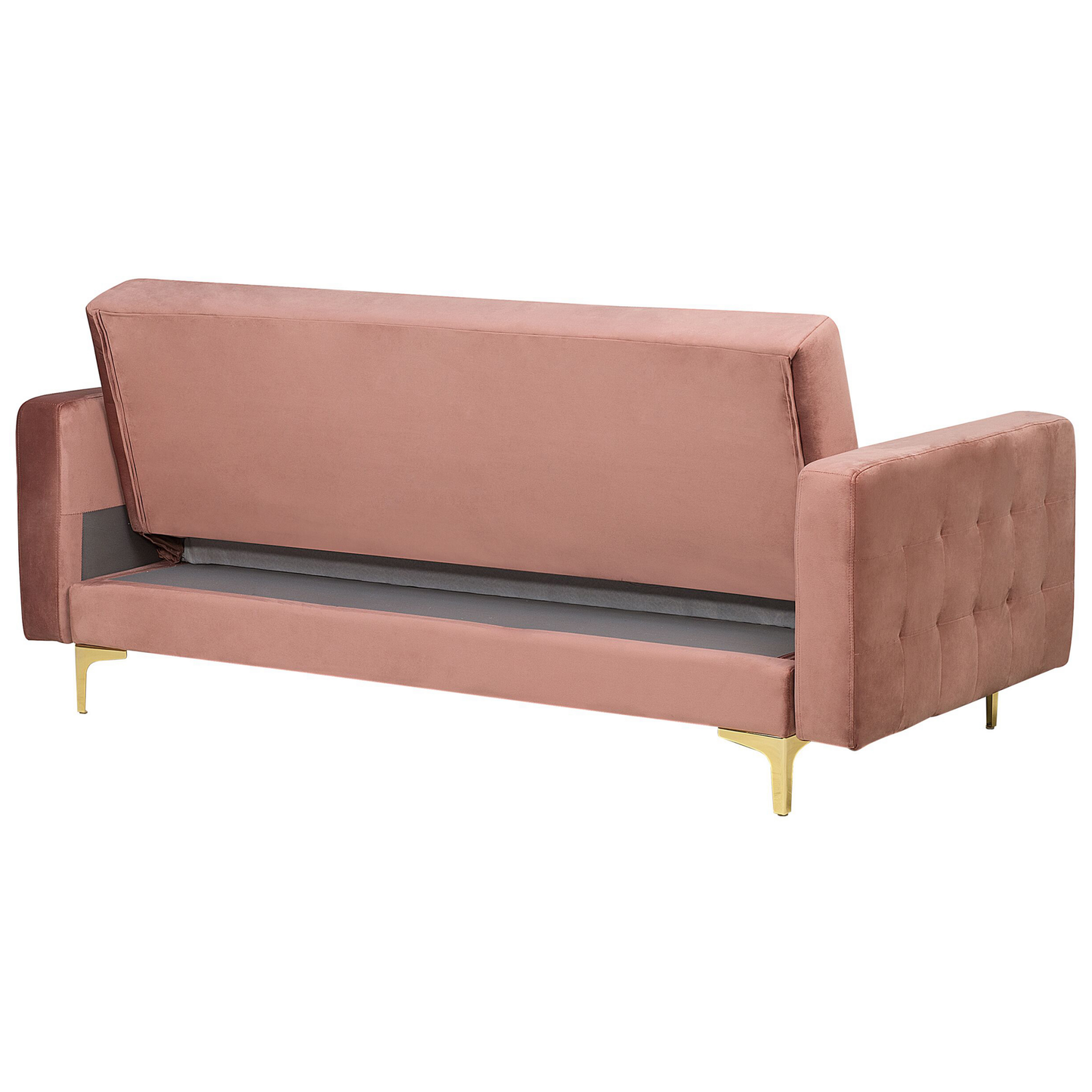 Sofa Set Samtstoff rosa 5-Sitzer ABERDEEN