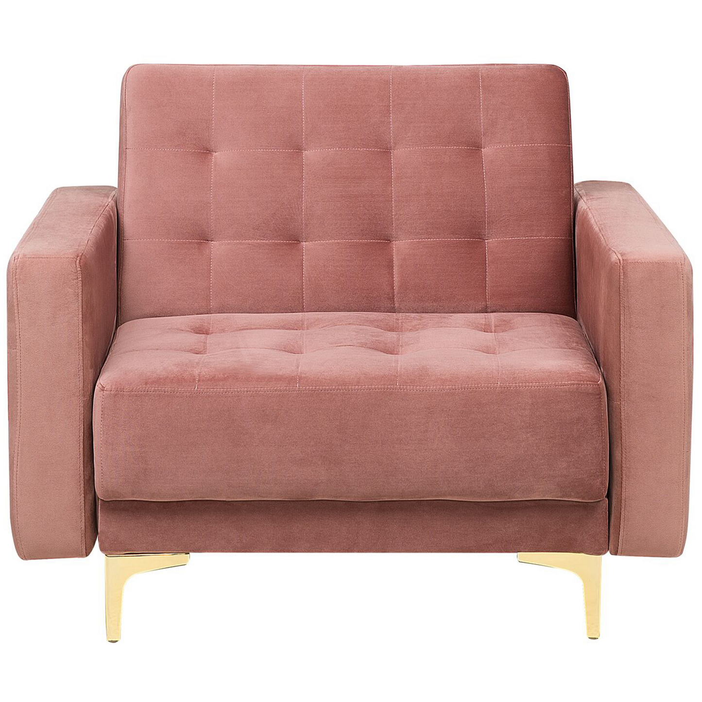 Sofa Set Samtstoff rosa 5-Sitzer ABERDEEN