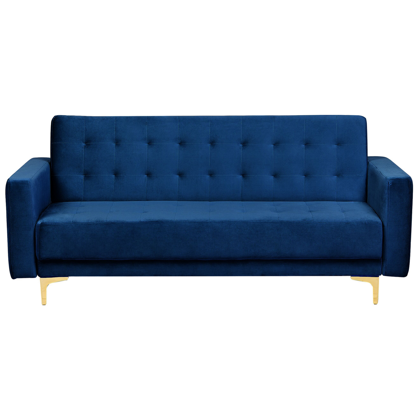 Sofa Set Samtstoff marineblau 5-Sitzer ABERDEEN