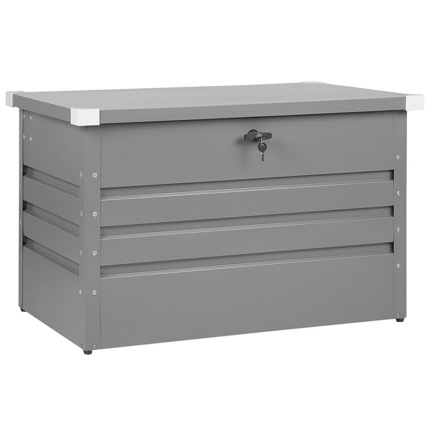 Aufbewahrungsbox CEBROSA Metall 100 cm 62 cm Grau