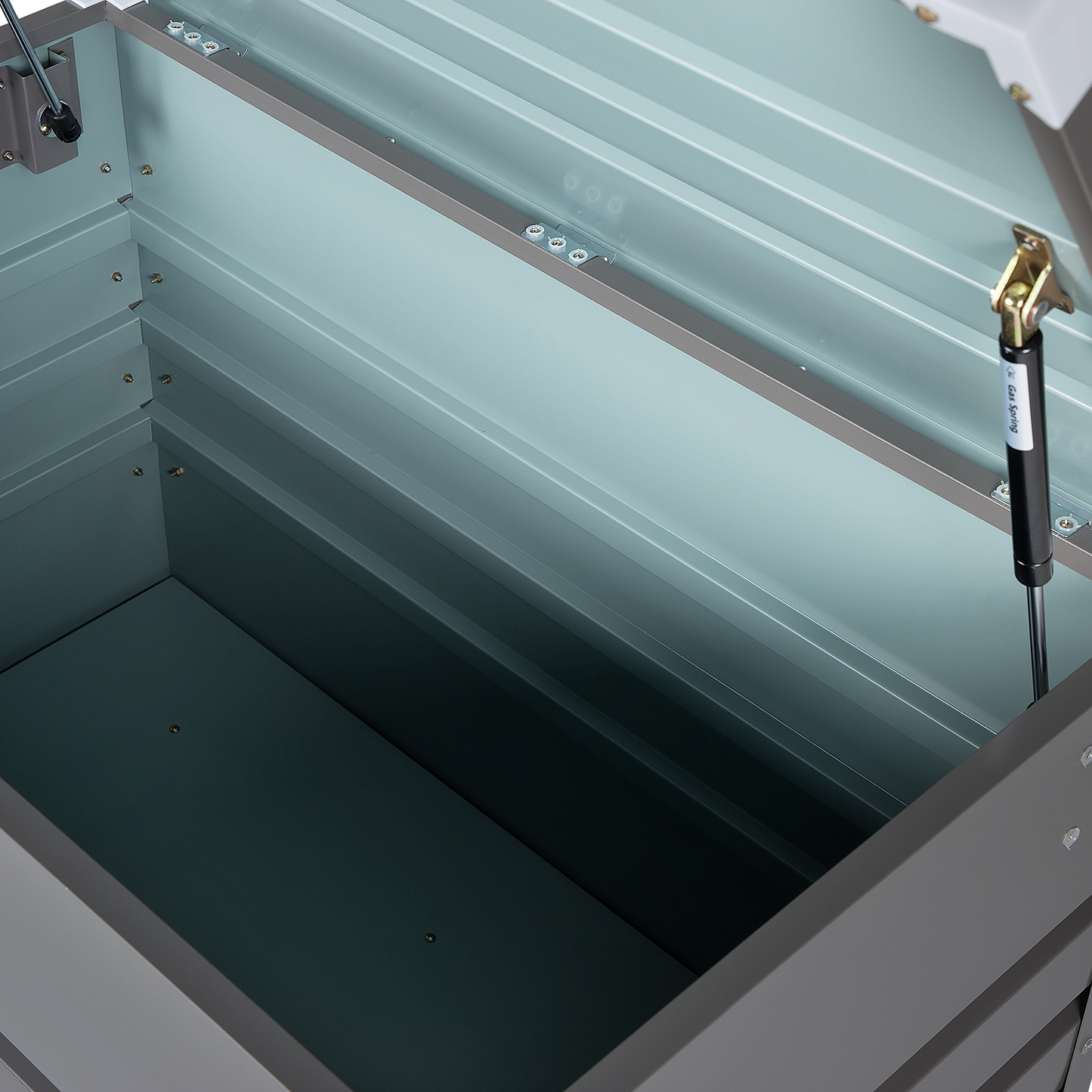 Aufbewahrungsbox CEBROSA Metall 100 cm 62 cm Grau