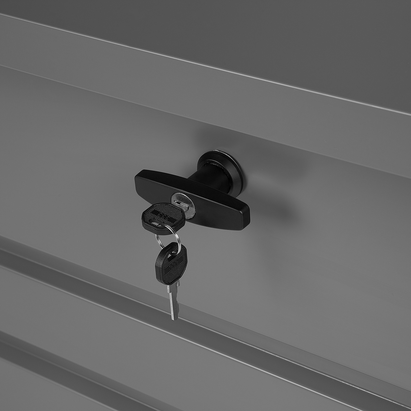 Aufbewahrungsbox CEBROSA Metall 100 cm 62 cm Grau