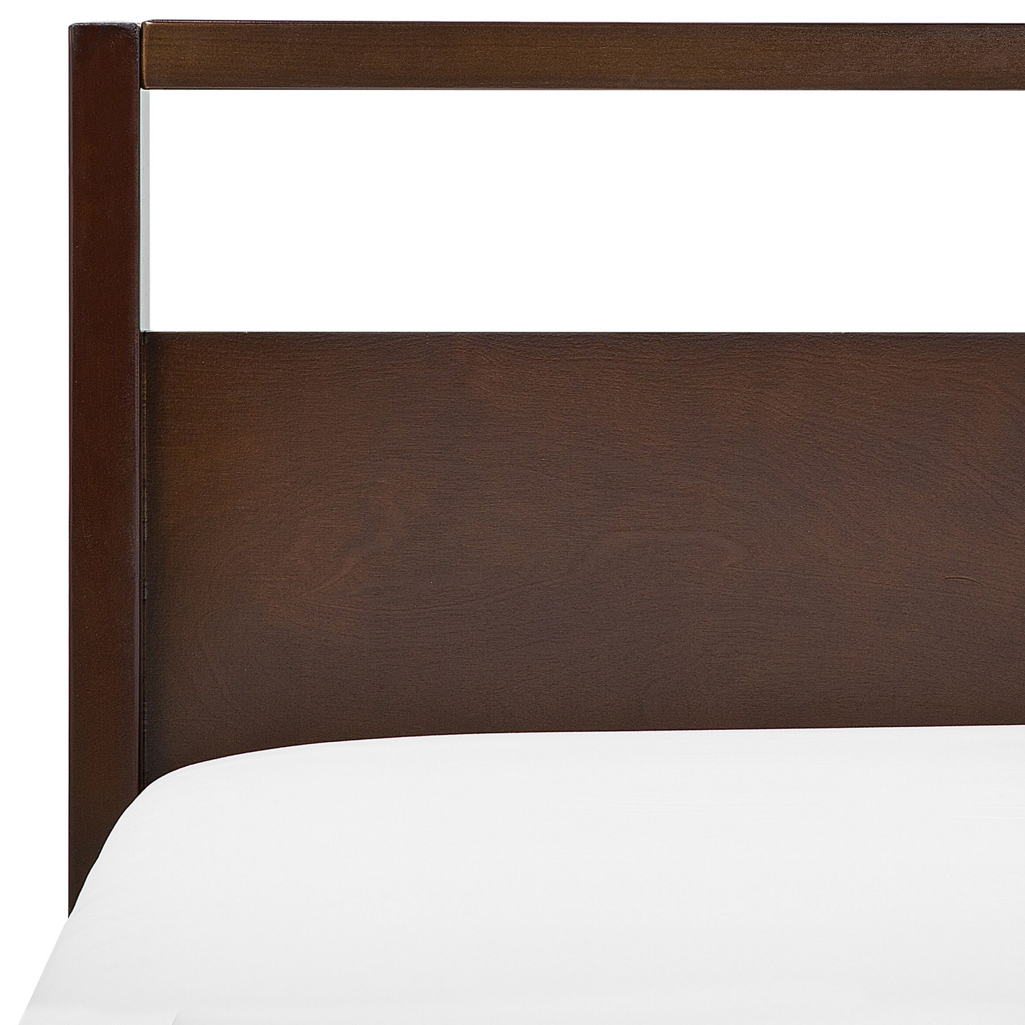 Holzbett dunkelbraun Lattenrost 180 x 200 cm GIULIA