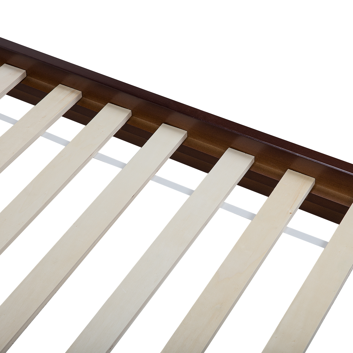 Holzbett dunkelbraun Lattenrost 180 x 200 cm GIULIA