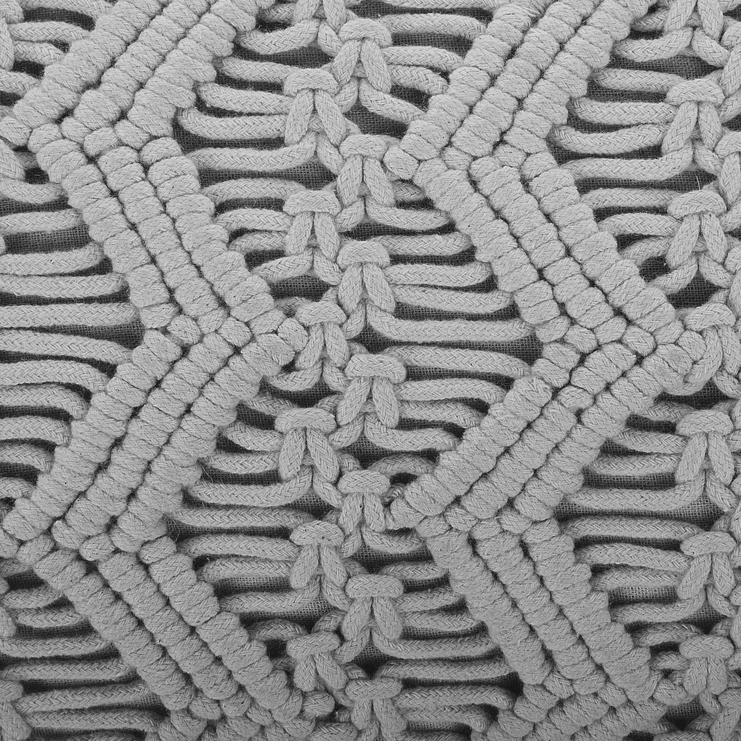Dekokissen KIRIKKALE Baumwolle 30 x 45 cm Grau Geometrisches Muster