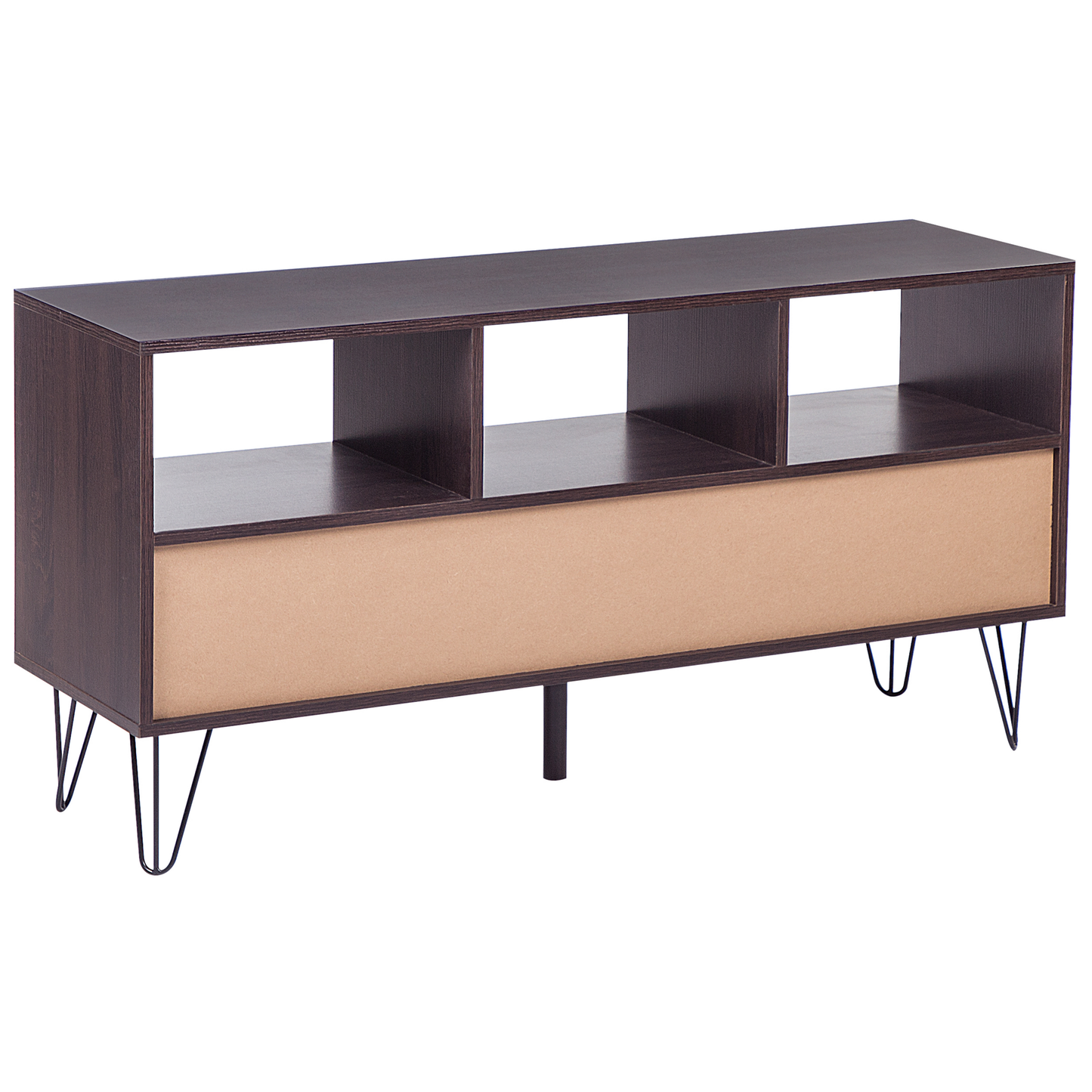 TV-Möbel FOSTON Braun / Weiss