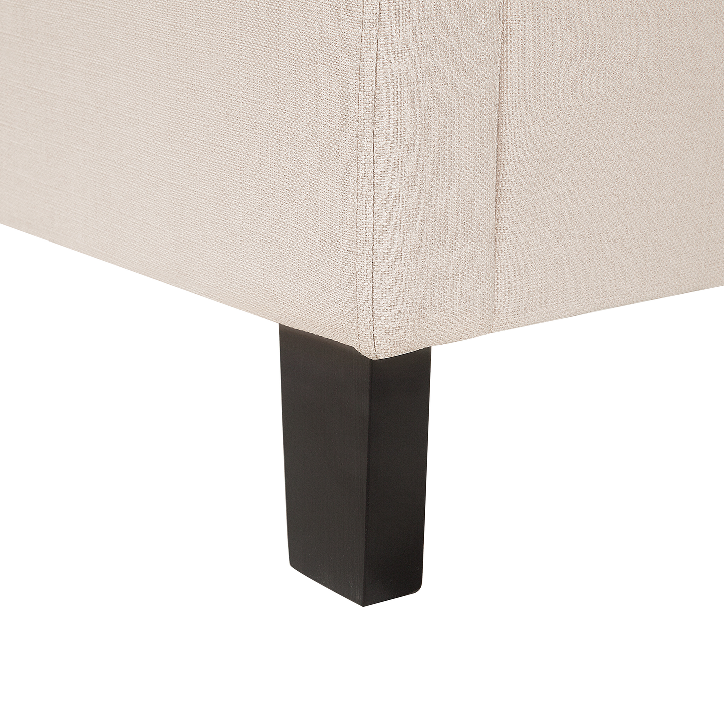 Polsterbett Leinenoptik beige Lattenrost 160 x 200 cm REIMS
