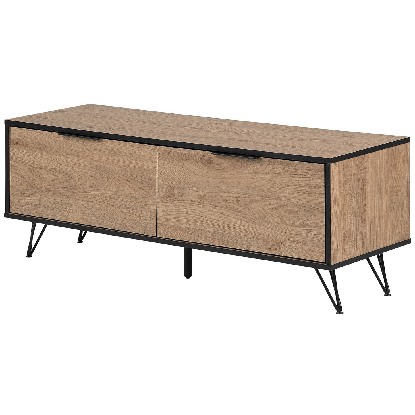 TV-Möbel HALSTON Braun / Schwarz