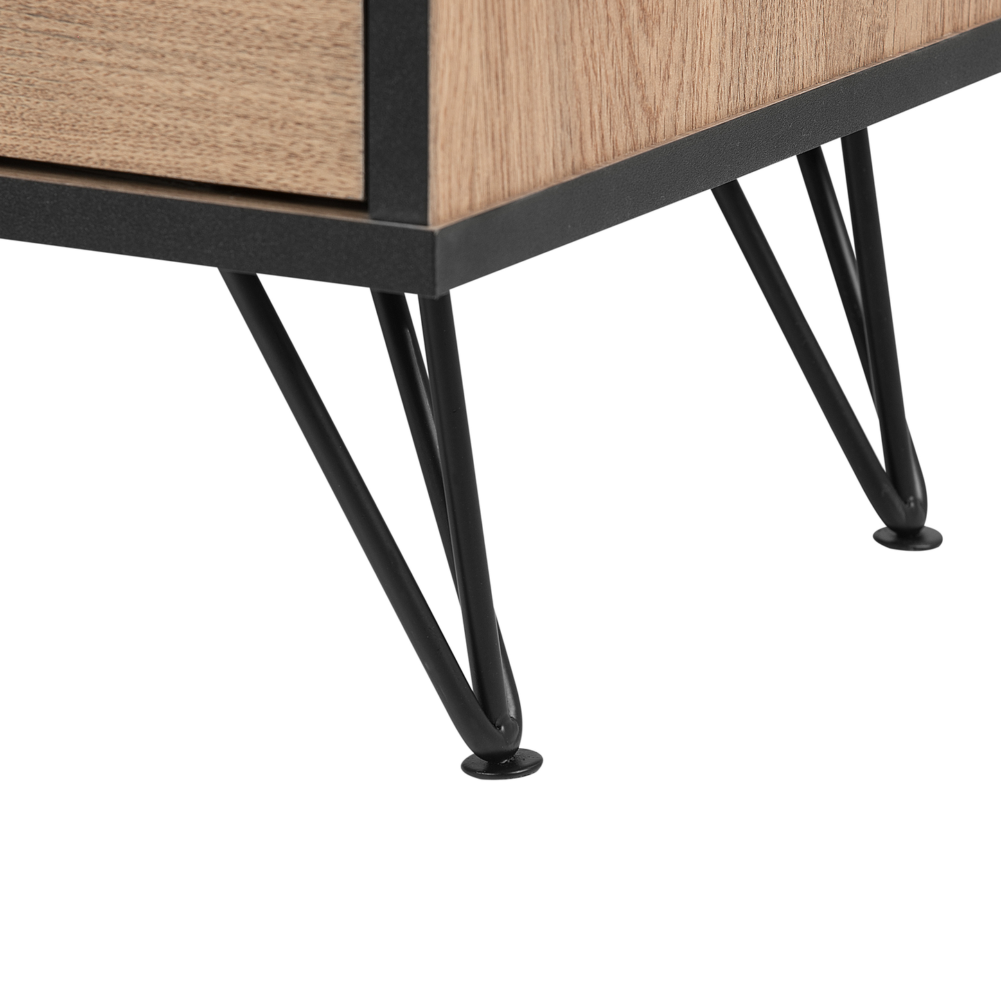 TV-Möbel HALSTON Braun / Schwarz