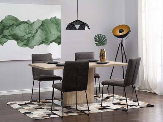 Stehlampe THAMES Metall Schwarz