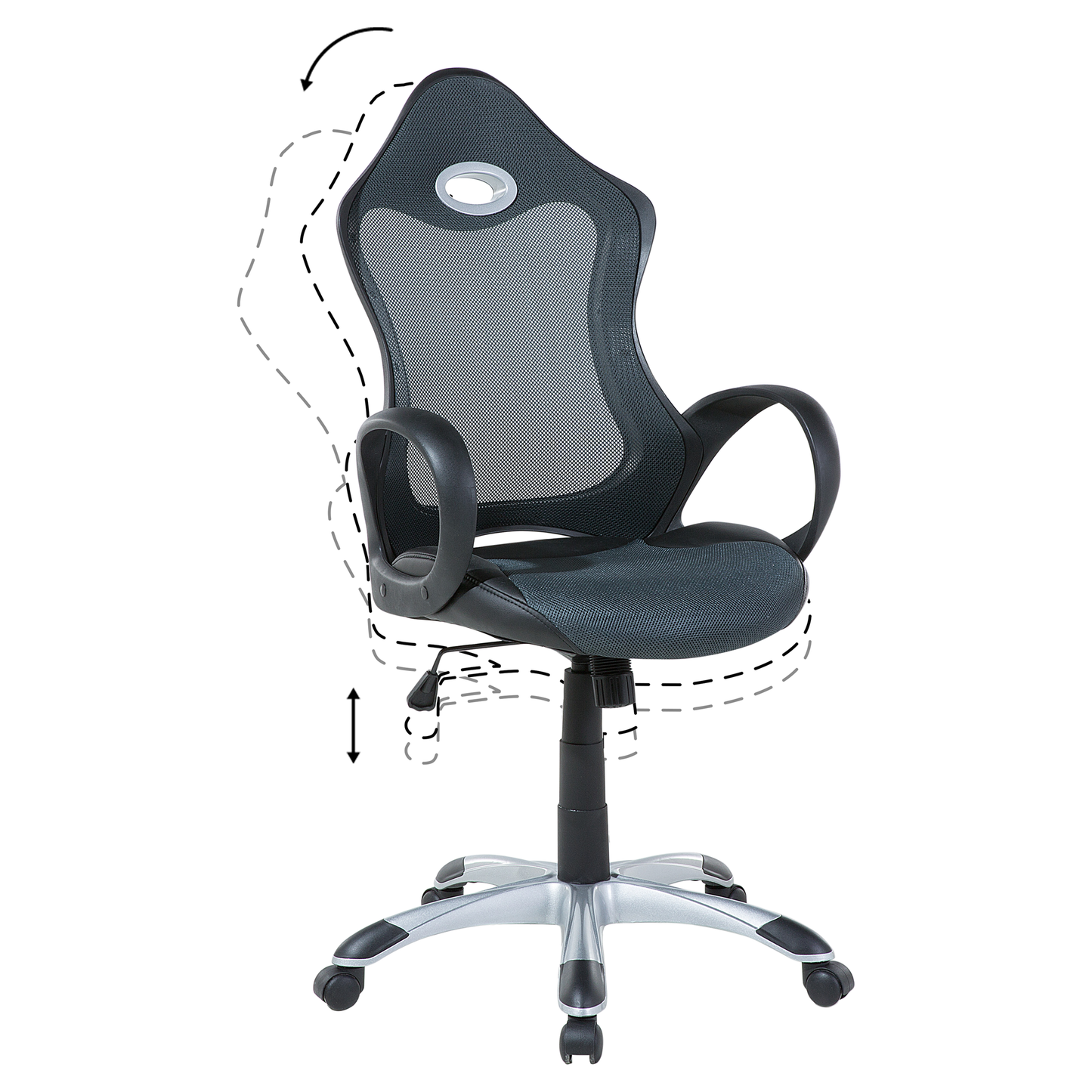 Bürostuhl drehbar iCHAIR Grau