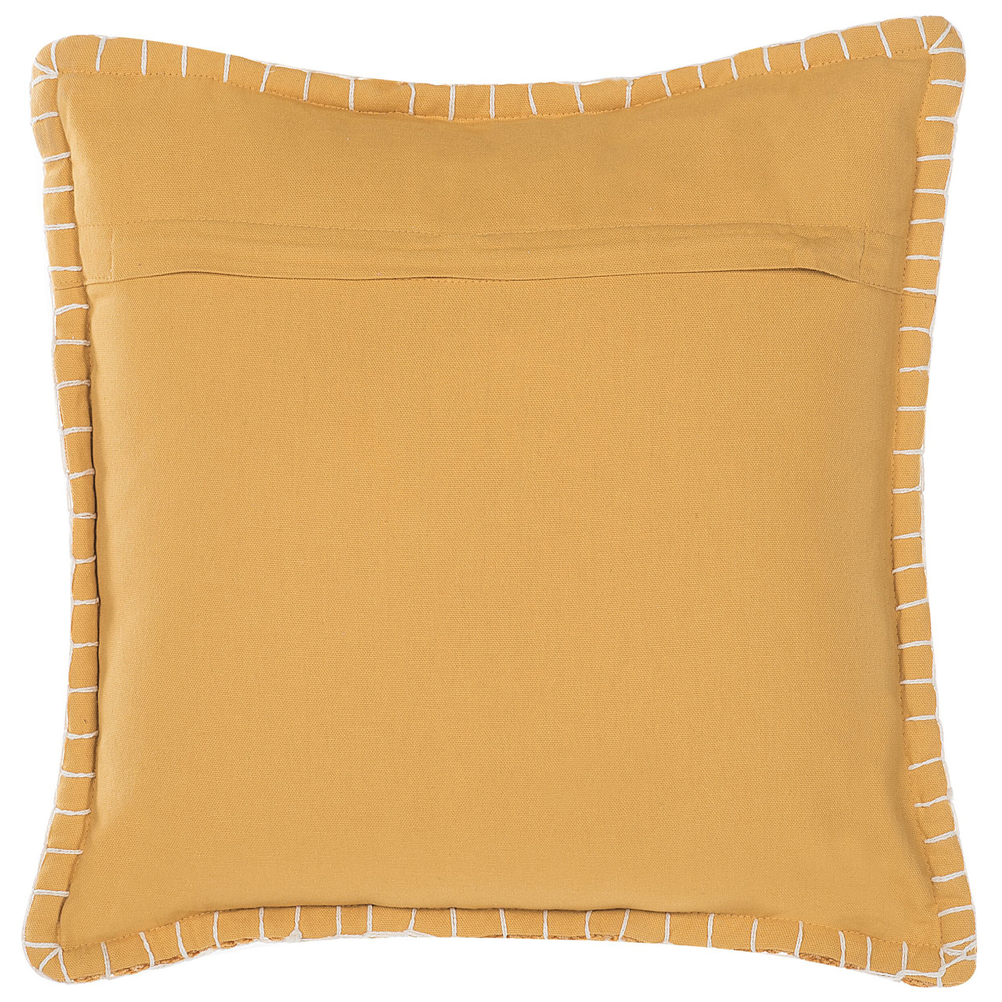 Dekokissen KAVALAM 45 x 45 cm Senfgelb Ohne Muster
