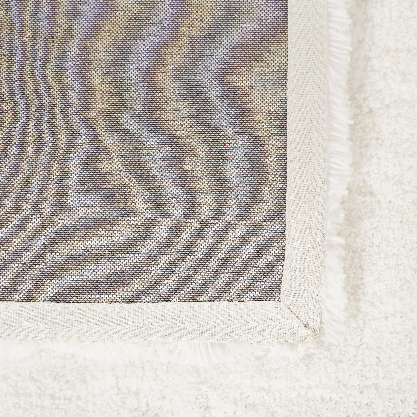 Teppich weiss 80 x 150 cm Shaggy EVREN