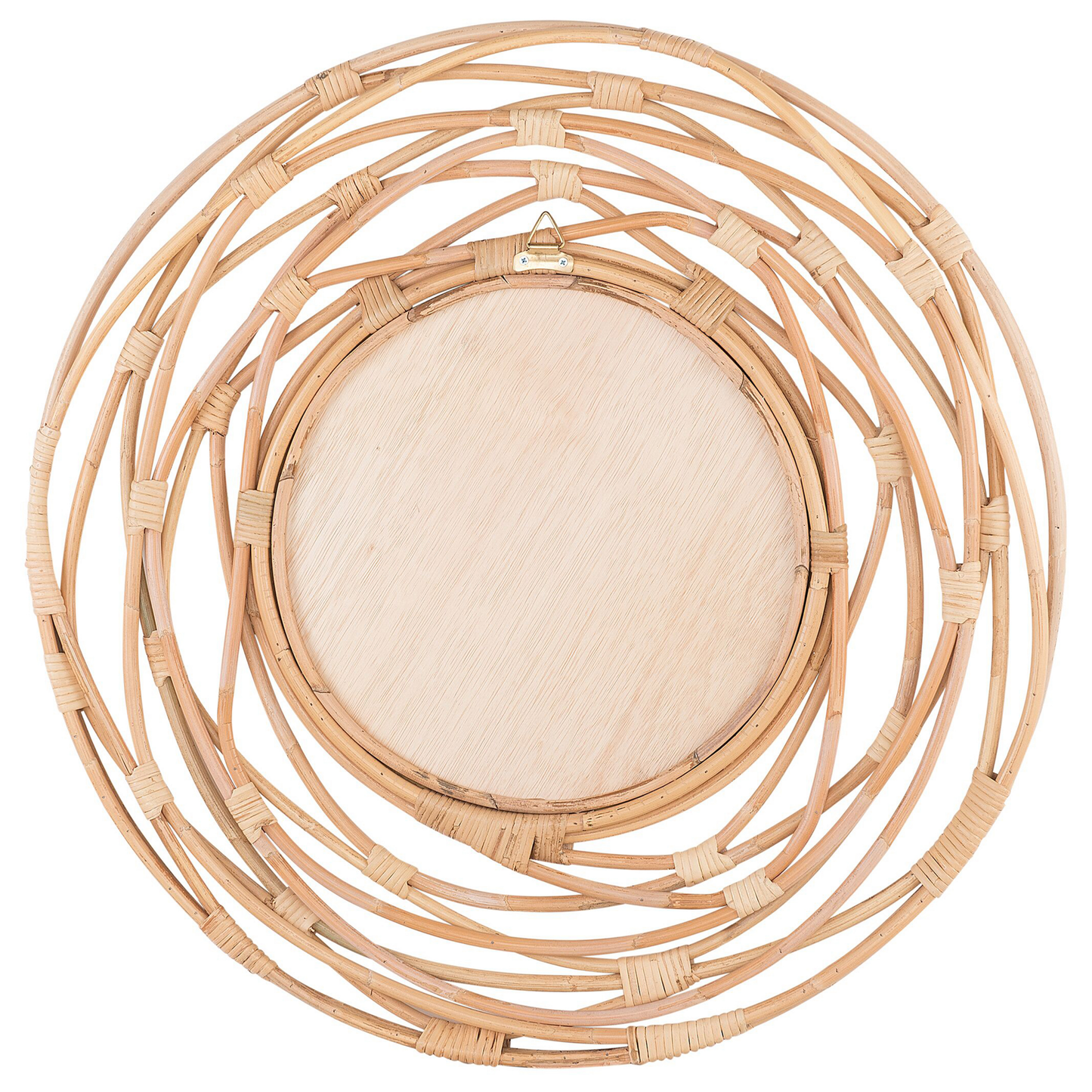 Wandspiegel BURGIS 75 cm 75 cm Rattan Naturfarben