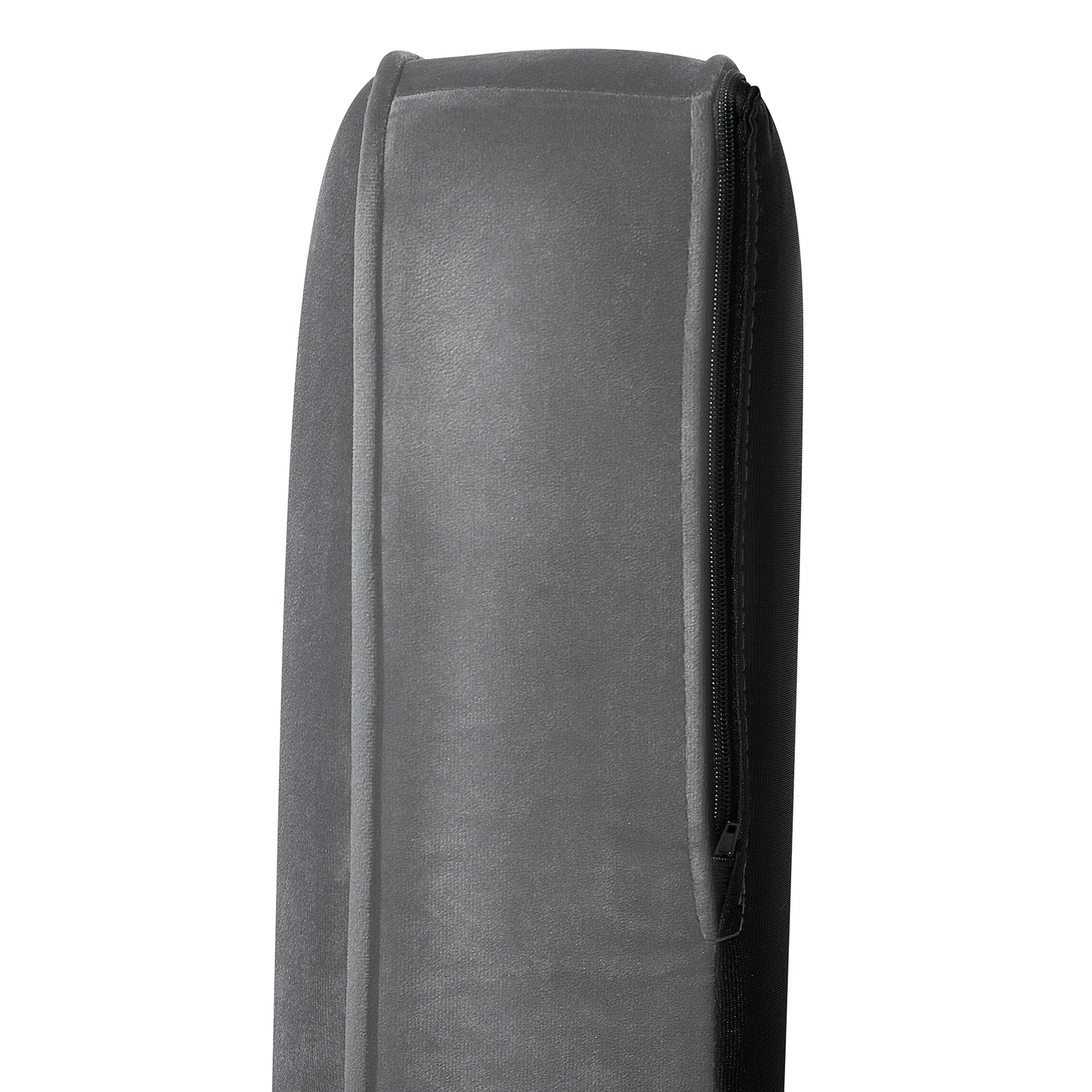 3-Sitzer Sofa Samtstoff dunkelgrau LOKKA