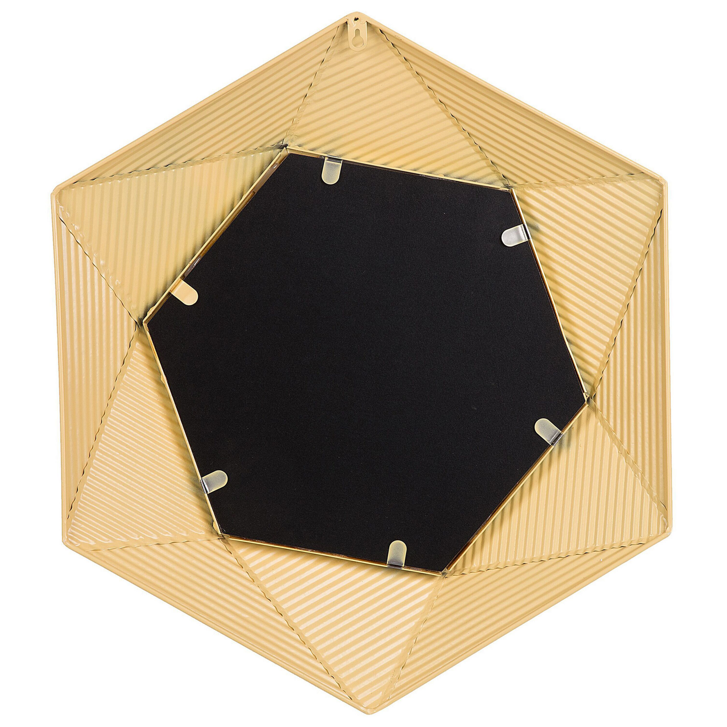 Wandspiegel BASTIA 51 cm 60 cm Metall Gold