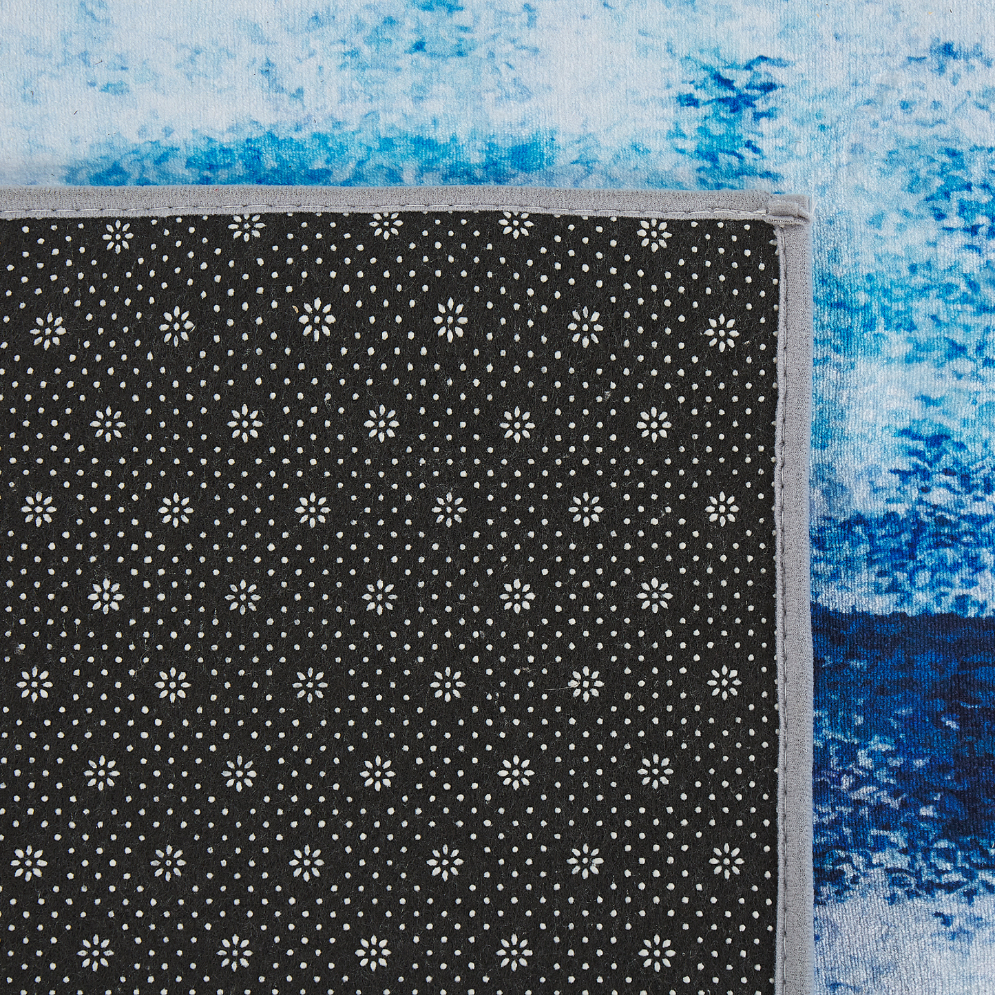 Teppich blau 160 x 230 cm Kurzflor TRABZON