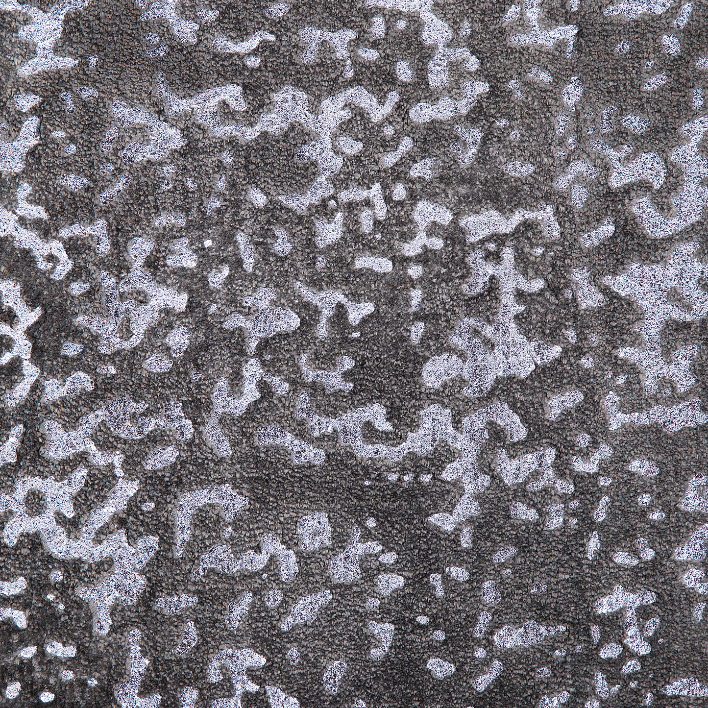 Teppich dunkelgrau-silber 160 x 230 cm abstraktes Muster Kurzflor ESEL