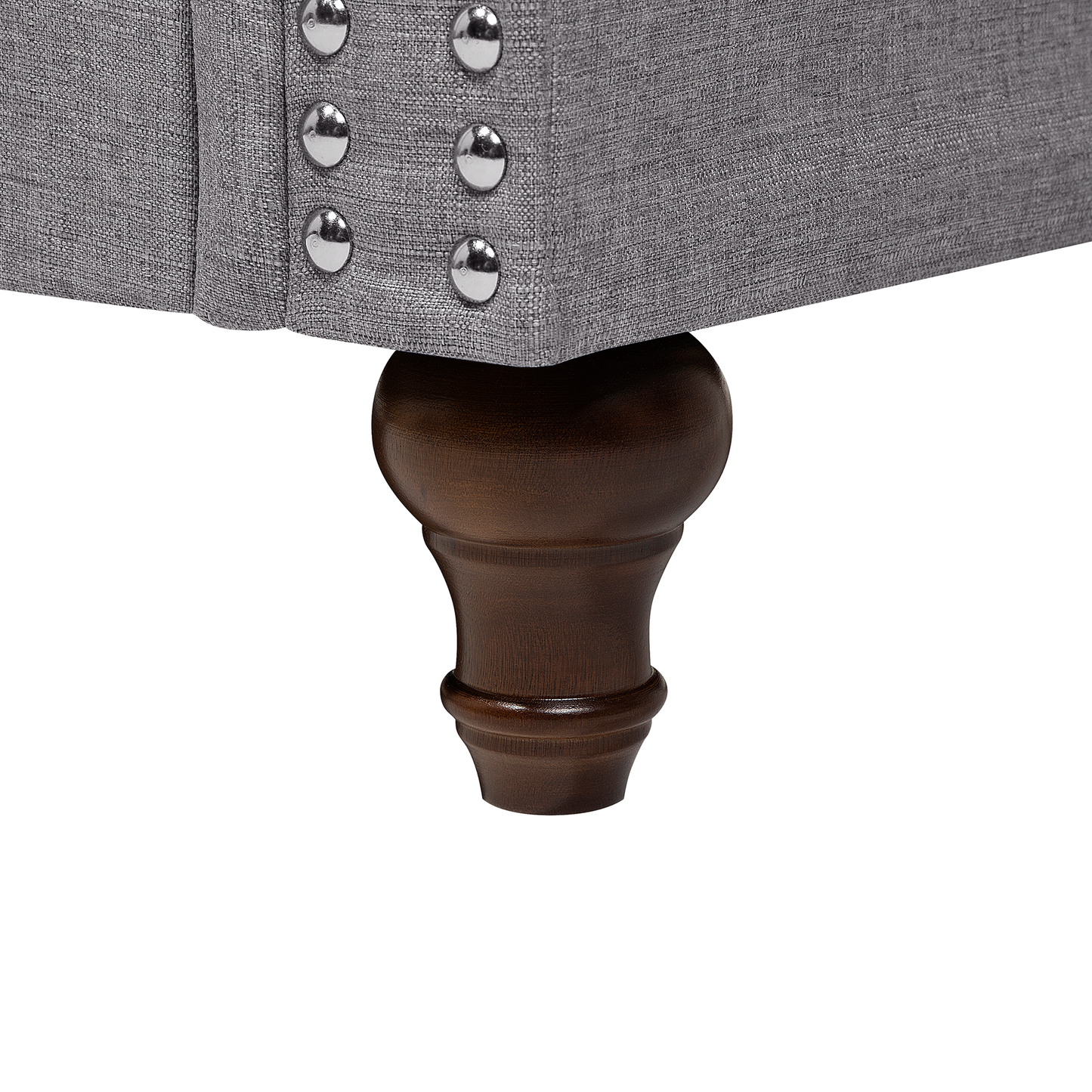 3-Sitzer Sofa hellgrau OTRA II