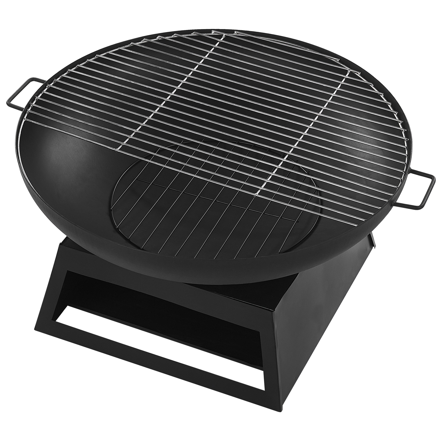 Grill-Feuerstelle SEMERU Metall Schwarz