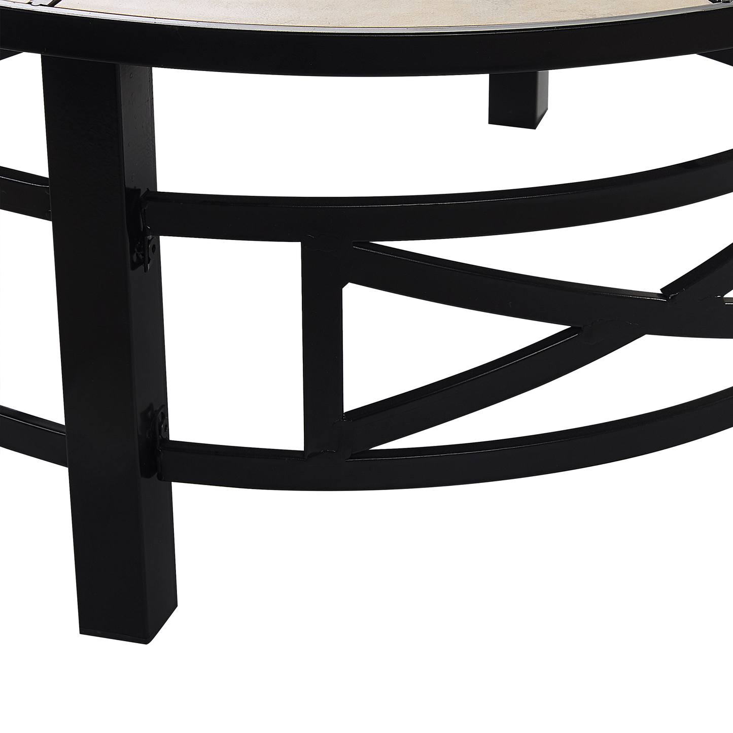Grill-Feuerstelle HIERRO Metall Schwarz