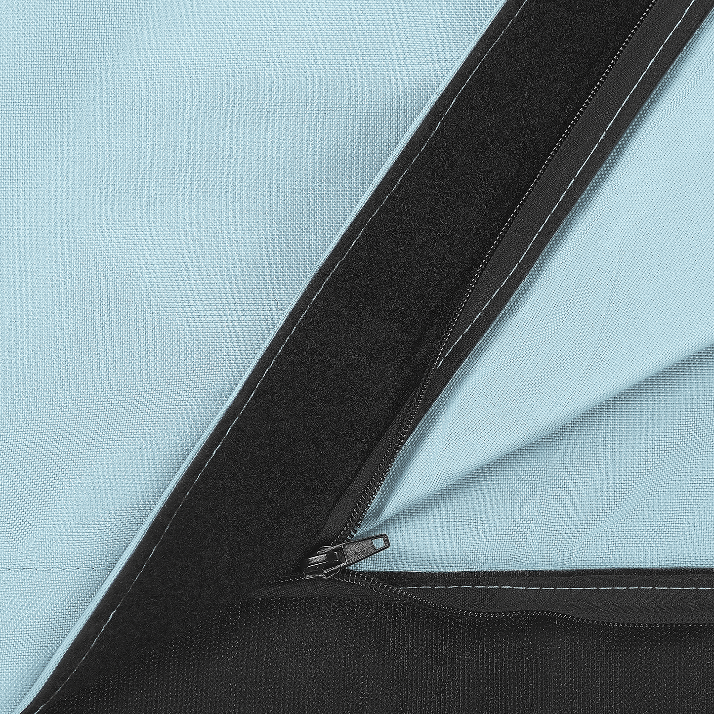 Sitzsack 300 L FUZZY 140 cm 180 cm Hellblau