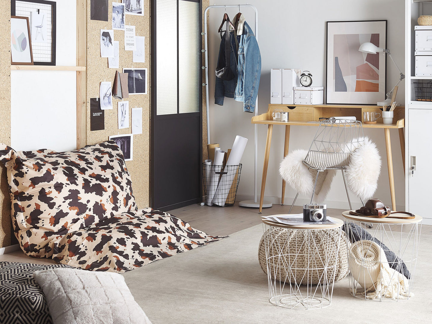 Sitzsack 300 L FUZZY 140 cm 180 cm Beige